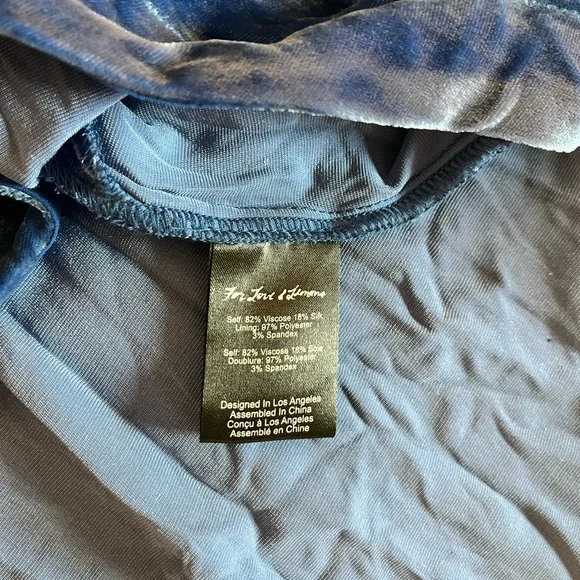 For Love & Lemons Nadine Velvet Maxi Dress LIKE NEW - Picture 13 of 14